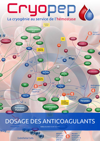 Cryopep DOSAGE DES ANTICOAGULANTS